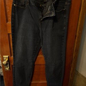 Lane Bryant Black Skinny Jeans Sleek Fit